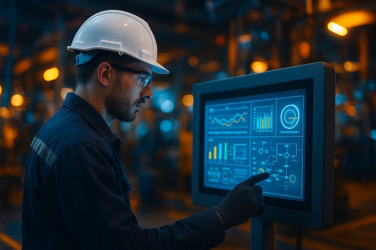 Image de couverture pour l’article "How Advanced HMI Interfaces Are Transforming Industrial Efficiency"