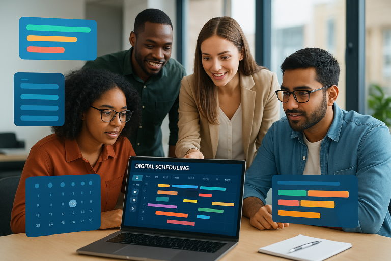 Image de couverture pour l’article "Why Scheduling Software Is Key to Streamlined Team Workflow"