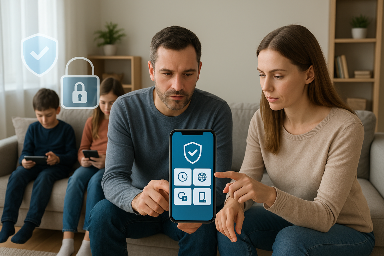 Image de couverture pour l’article "Discover the Best Parental Control App for Keeping Kids Safe Online"