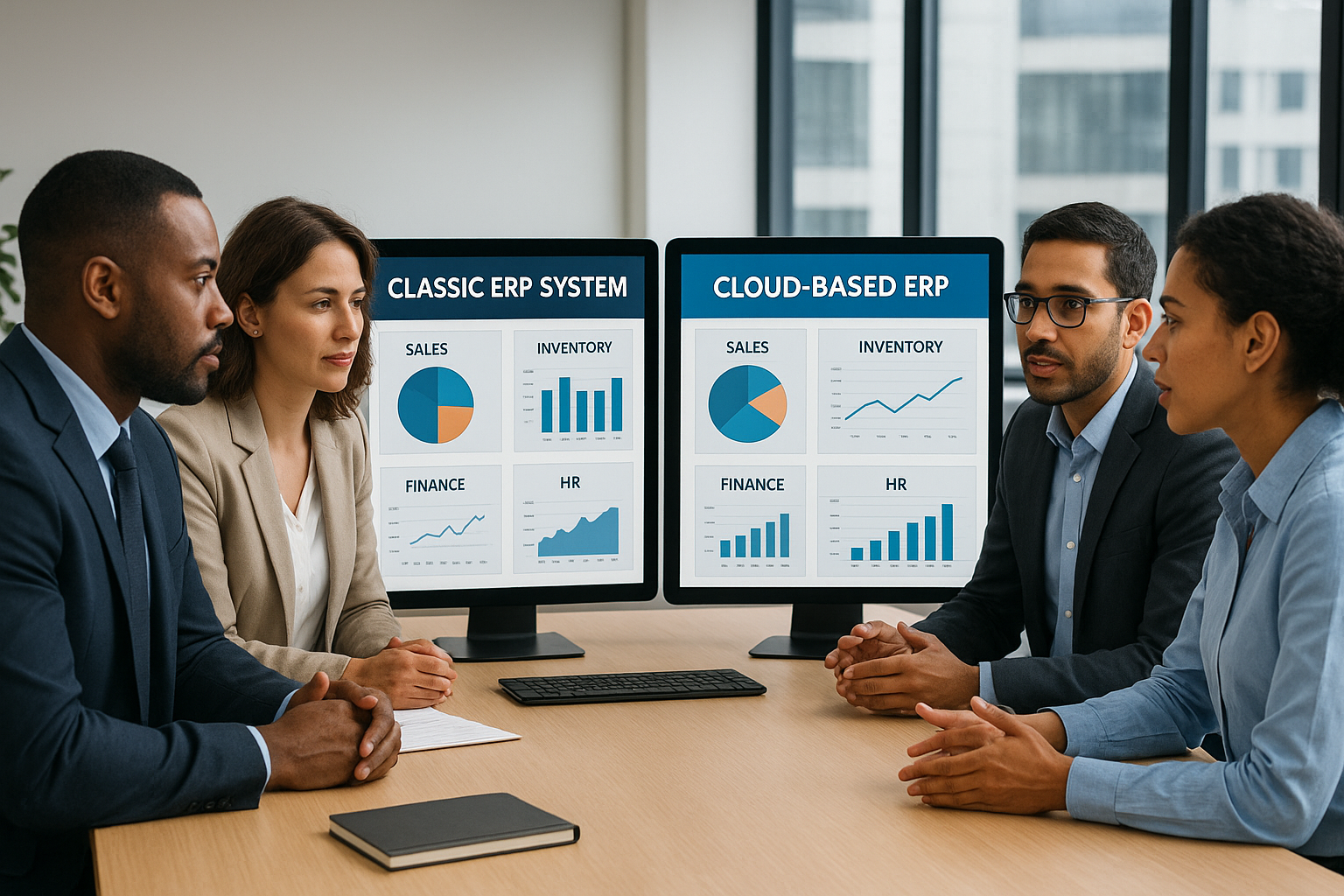 Image de couverture pour l’article "ERP vs Cloud ERP: A Comprehensive Comparison for Modern Businesses"